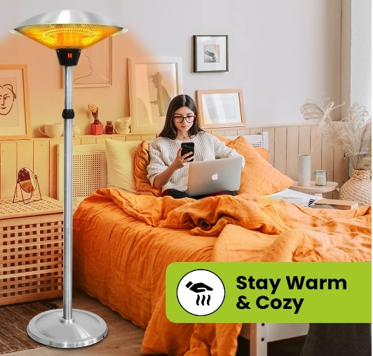 Touch screen heater
