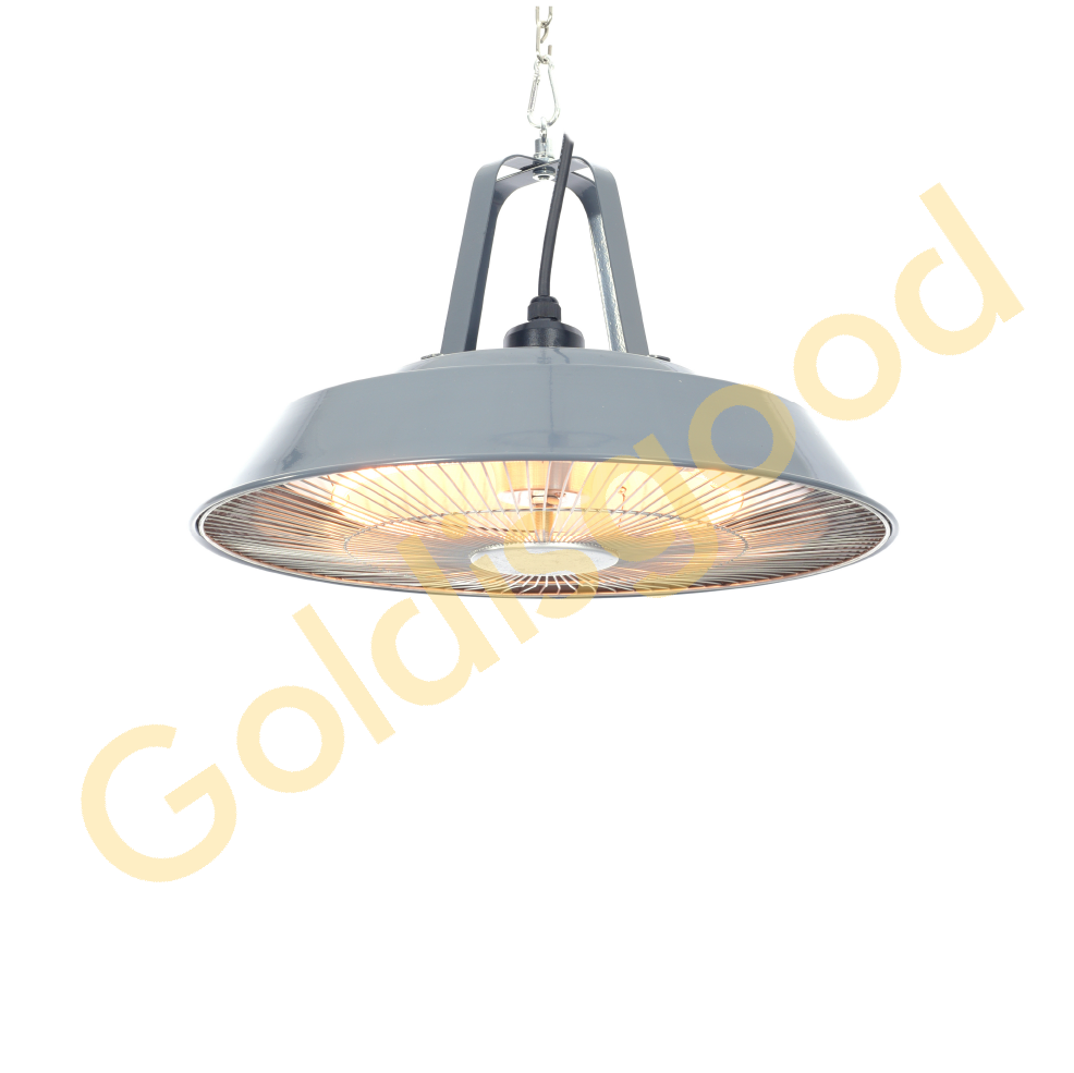 Distance between patio heater and ceiling