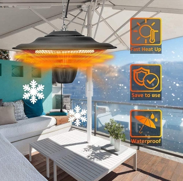 Personal heater for desk